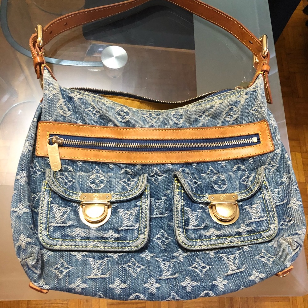 Authentic Louis Vuitton Denim Monogram